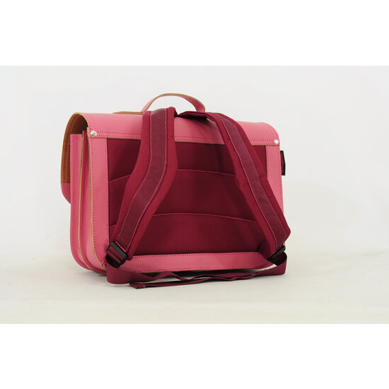 Own Stuff Own Stuff Leder-Buchtasche mit 2 Magnetverschlüssen Silberner Schmetterling, antikrosa