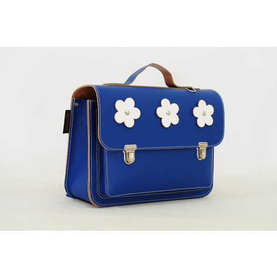 Own Stuff Own Stuff cartable maternelle en cuir Flowers White Cobalt