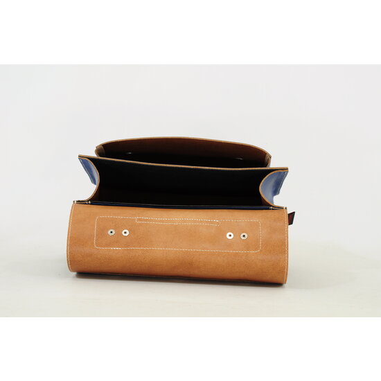 Own Stuff Own Stuff Leder Vorschulranzen Flowers White Cobalt