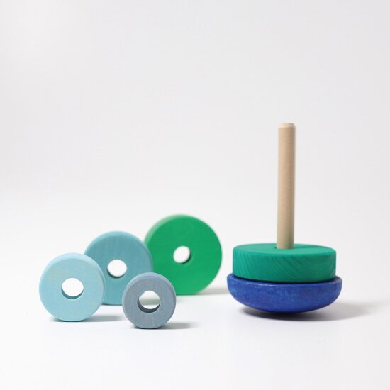 Grimm's Grimm's Blue Wobbly Stacking Tower