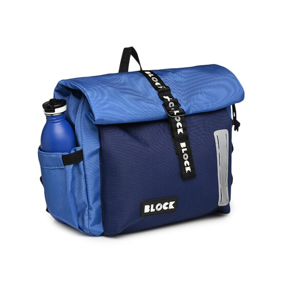 Caramel et Cie Caramel & Cie | Blue Urban Roll Top Tas Block