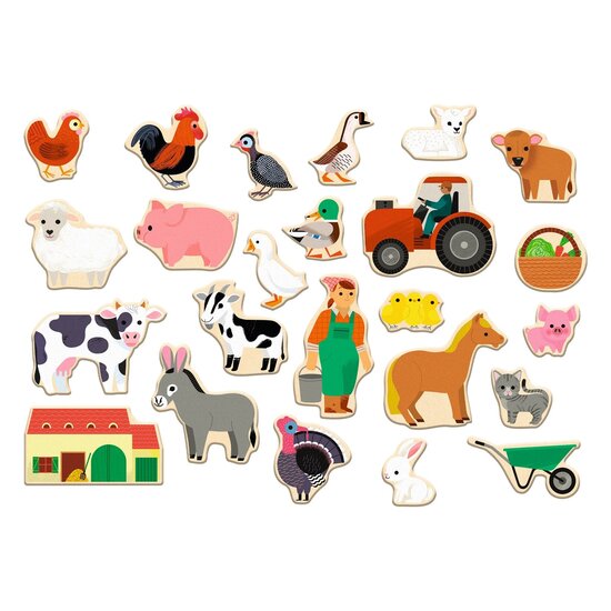 Djeco Djeco Wooden Magnets Fermix