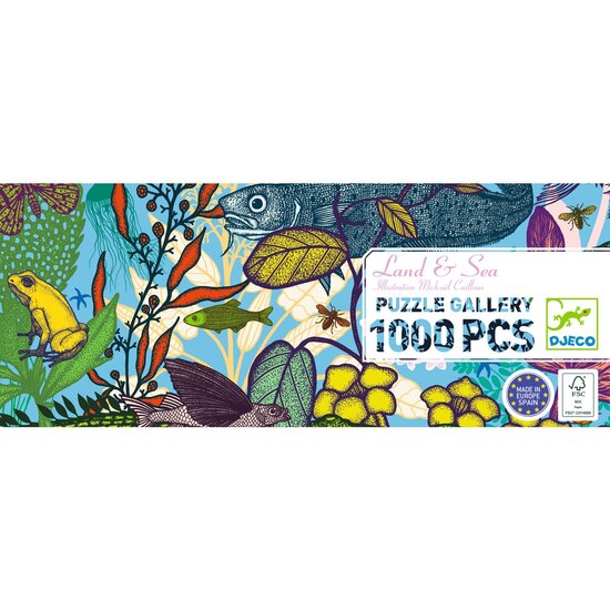 Djeco Puzzle Terre et Mer 1000pcs