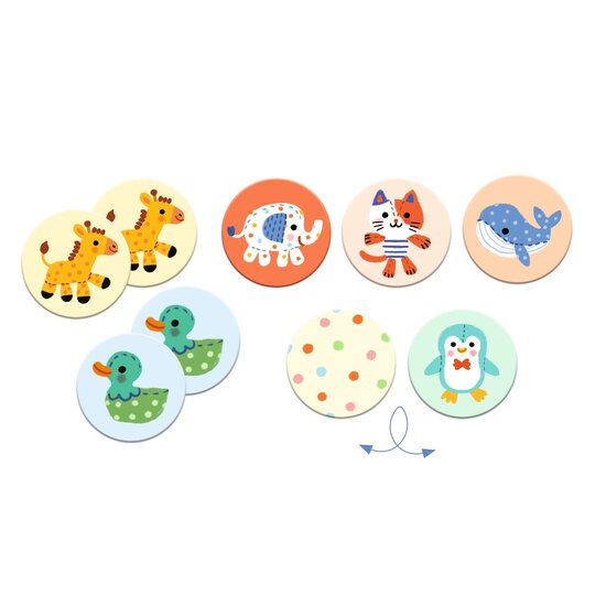 Djeco Animaux en peluche Djeco Memo