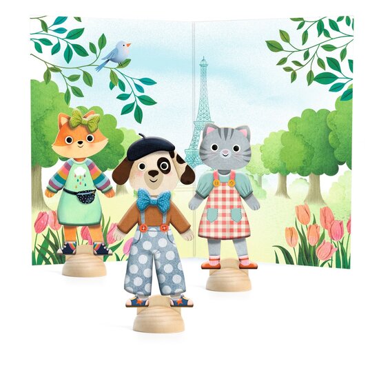 Djeco Djeco Collageactiviteit Bonjour Paris