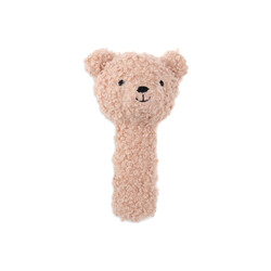 Jollein Rattle Teddy Bear Wild Rose