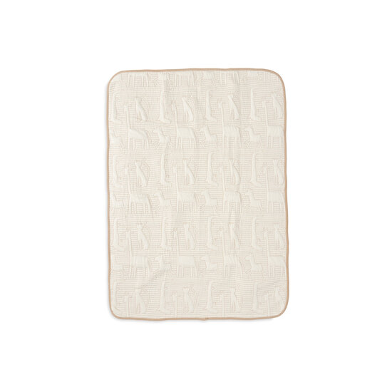 Jollein Jollein Deken Ledikant 100x150cm Jungle Jambo  Biscuit/Oatmeal
