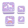 A Little Lovely Company A Little Lovely Company Lunch & Snack Box Set: Unicorn Dreams