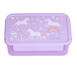 A Little Lovely Company Bento lunch box Unicorn Dreams