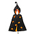 Souza Souza Halloween Umhang Kürbis, 4-8 Jahre, 104-128 cm