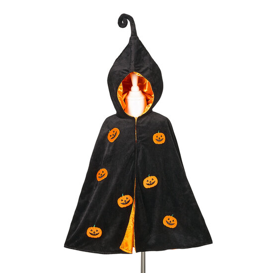 Souza Souza Halloween cape pompoen, 4-8 jaar, 104-128 cm (1 stuk)