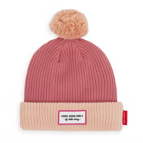 Hello Hossy Hello Hossy Beanie  Block Blush Mum