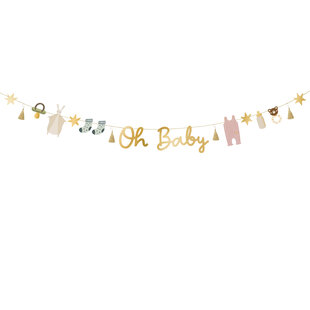 Party Deco Banner Oh Baby