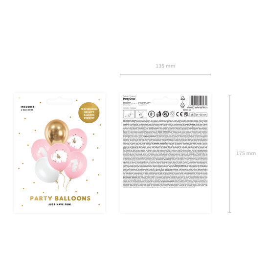 Party Deco Party Deco  Ballons - un an