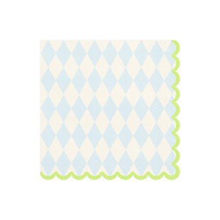 Serviettes de table Party Deco Plaid