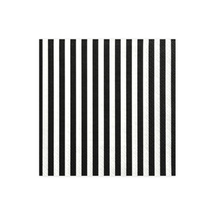 Serviettes de table Party Deco rayées