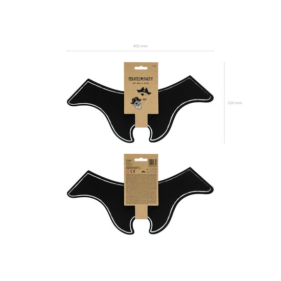 Party Deco Party Deco Piratenhut und Augenklappe