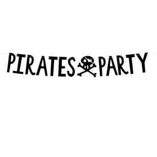 Party Deco Banner Piraten