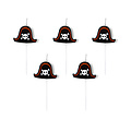 Party Deco Party Deco Bougies d'anniversaire Pirates