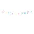 Party Deco Party Deco Garland Unicorn/Stars
