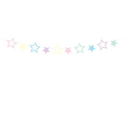 Party Deco Garland Unicorn/Stars