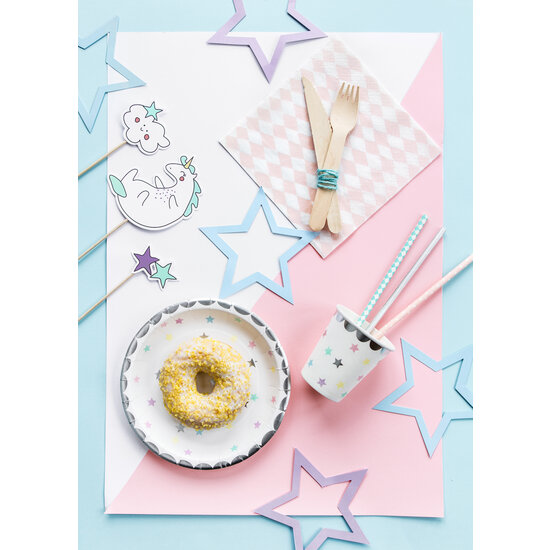Party Deco Party Deco Slinger Unicorn/Sterren