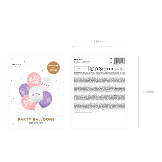 Party Deco Party Deco Balloons Unicorn