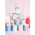 Party Deco Party Deco Tassen Einhorn/Sterne