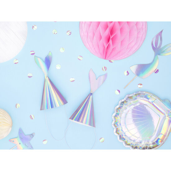Party Deco Party Deco Paper Hats - Mermaid