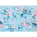 Party Deco Party-Deco-Papierschilder - Walfisch