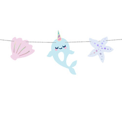 Party Deco Slinger walvis