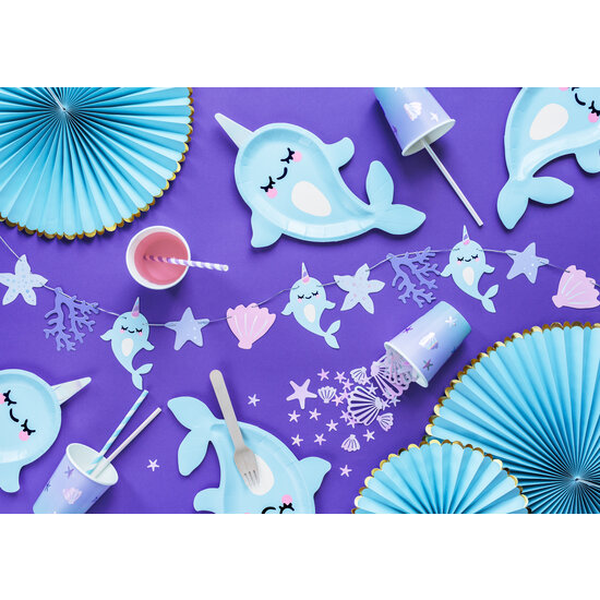 Party Deco Gobelets en papier Party Deco - Narval