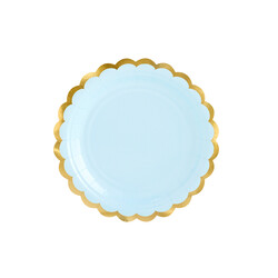 Assiettes Party Deco - Bleu clair
