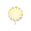 Party Deco Party Deco Foil Balloon - Candy - Light Yellow