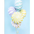 Party Deco Party Deco Foil Balloon - Candy - Light Yellow