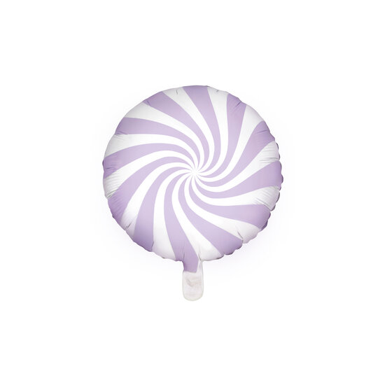 Party Deco Party Deco Foil Balloon - Candy - light purple