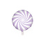 Party Deco Party Deco Foil Balloon - Candy - violet clair