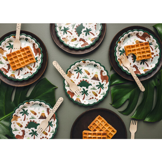 Party Deco Party Deco Paper Plates Dinosaur