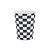 Party Deco Party Deco Cups Checkered Flag