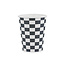 Party Deco Party Deco Tassen Checkered Flag