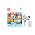 Glo Pals Glo Pals Party, cubes lumineux, personnages, blanc, 1+2 pièces
