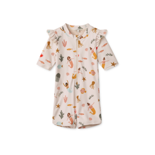 Liewood Amel Bedruckter Badeoverall  Mermaids Sandy