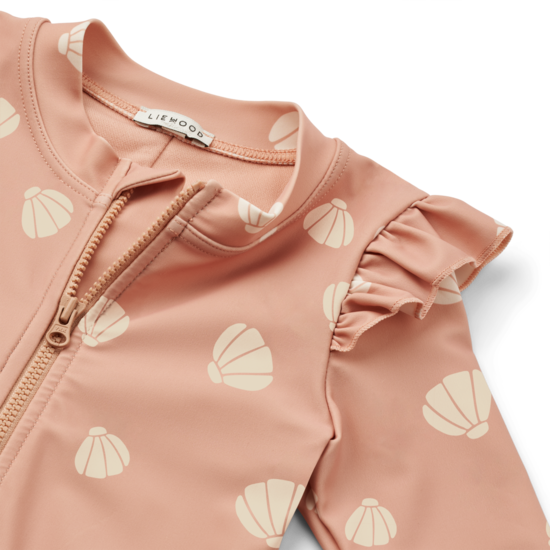 Liewood Liewood Amel Gedrukte jumpsuit  Shell Pale Tuscany