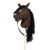 By Astrup ByASTRUP Stick Horse Open Mouth Brown