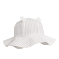 Liewood Liewood Amelia Seersucker Sun Hat With Ears Stripes Crisp White/Sandy