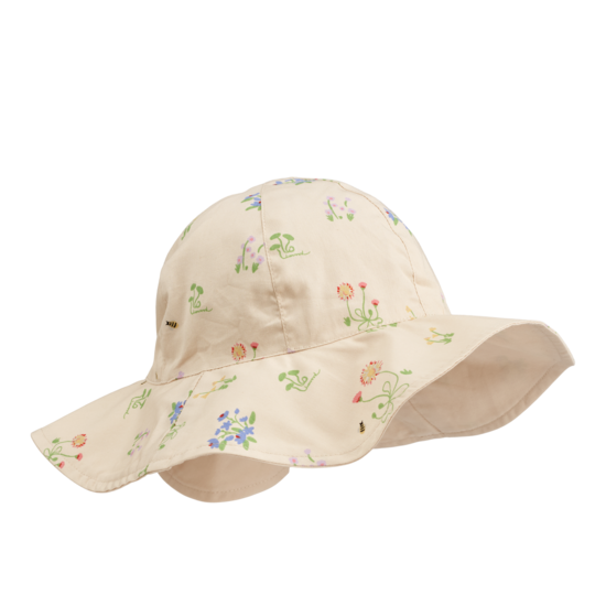 Liewood Liewood Amelia Reversible Sun Hat Flora Sandy/Sandy