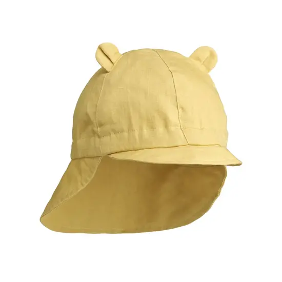 Liewood Liewood Gorm Linen Sun Hat With Ears  Crispy Corn