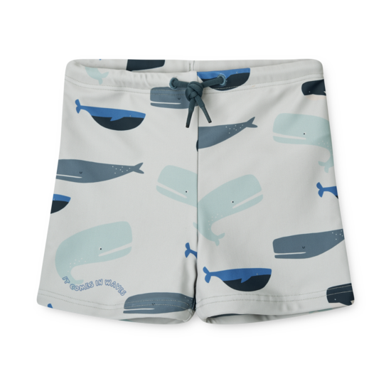 Liewood Liewood Otto Pantalon de bain imprimé  Whales/Cloud Blue