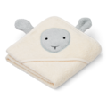 Liewood Liewood Albert Schaf Handtuch mit Kapuze Creme de la creme