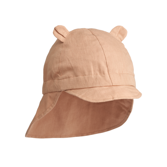 Liewood Liewood Gorm Linen Sun Hat With Ears Pale Tuscany 6/9M